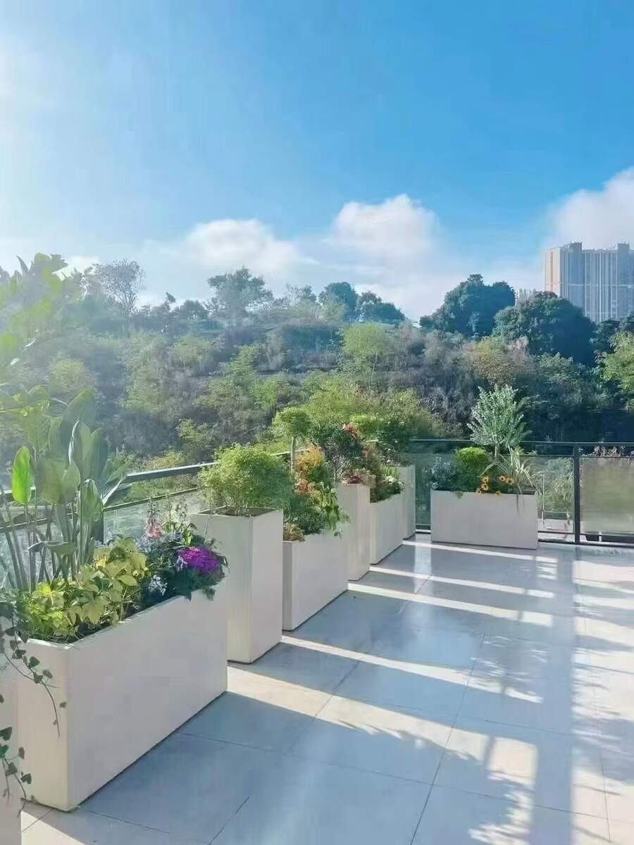 成都定制花箱-户外绿化花箱